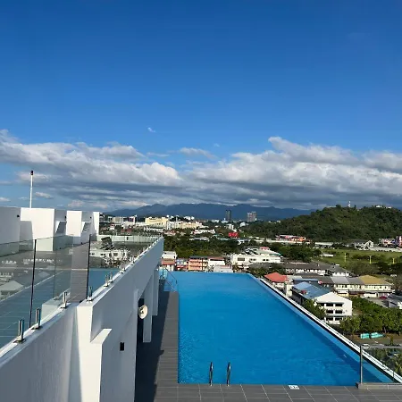 Arusuites Tanjung Aru Kota Kinabalu - Laxzone Suite Exterior photo